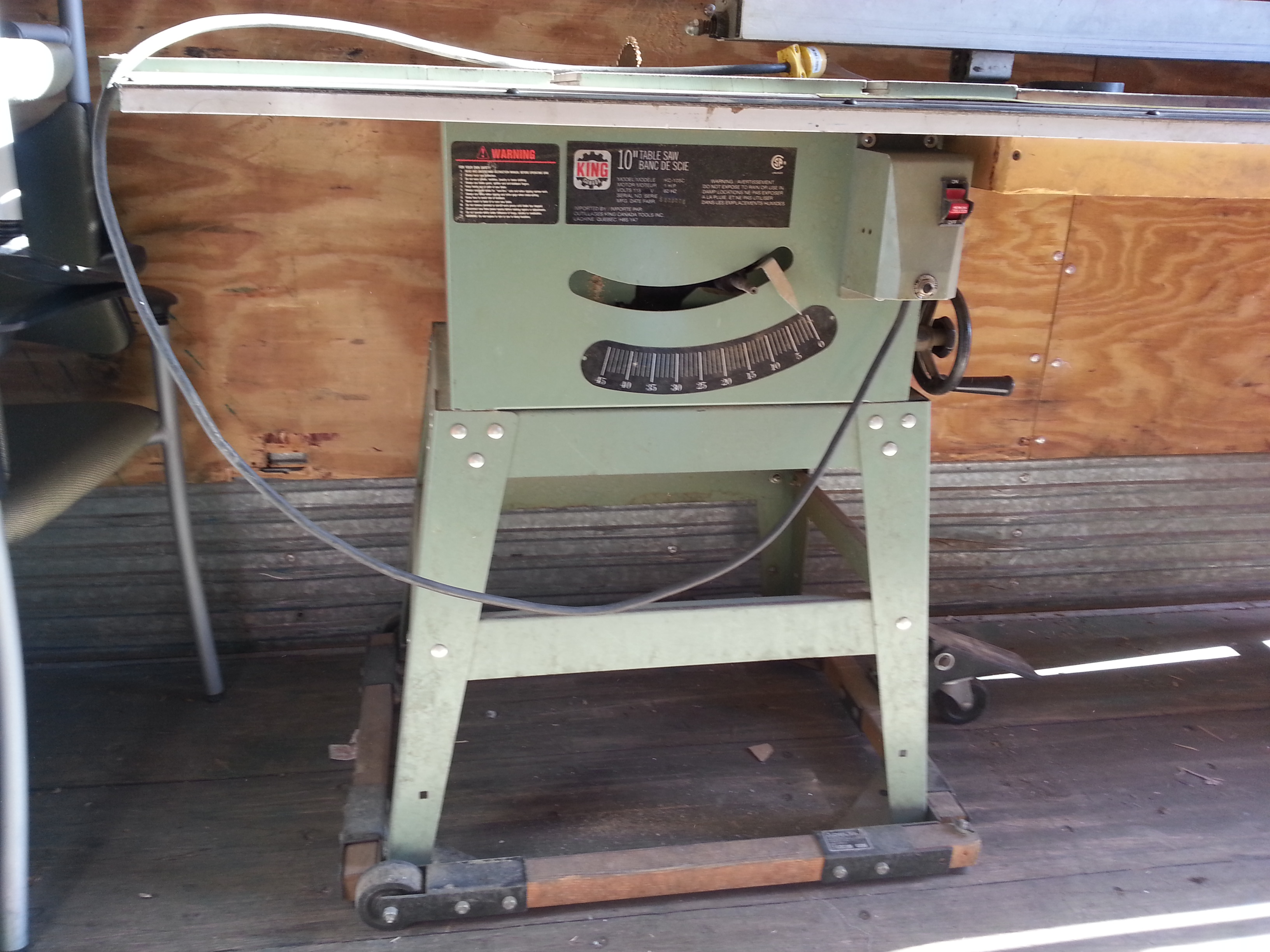 King table deals saw